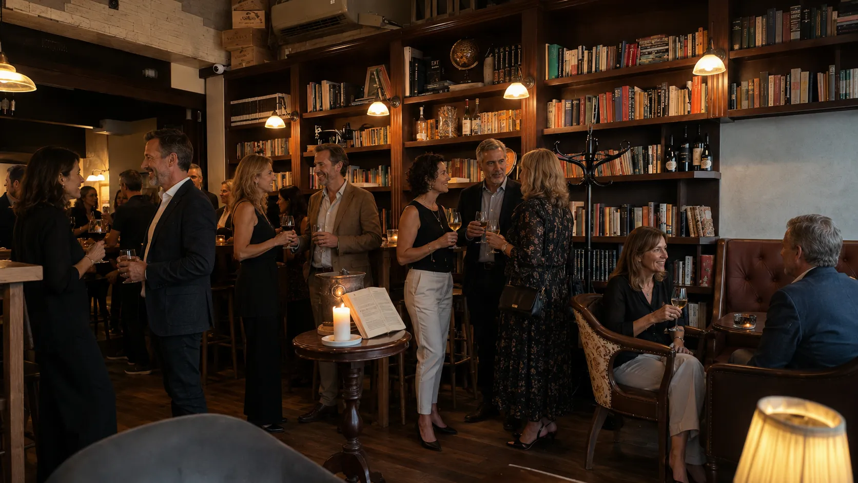 Inside Henry G's Wine Parlour in Manly
